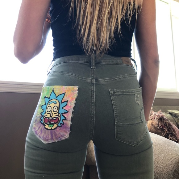 American Eagle Outfitters Denim - Rick and Morty
